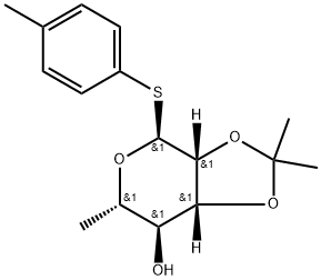 4-Methylphenyl 2,3-O-isopropylidene-1-thio-α-L-rhamnopyranoside Struktur