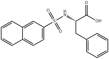 Phenylalanine, N-(2-naphthalenylsulfonyl)- Structure
