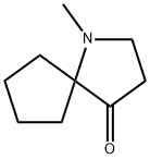 1-Azaspiro[4.4]nonan-4-one, 1-methyl-,90607-92-4,结构式
