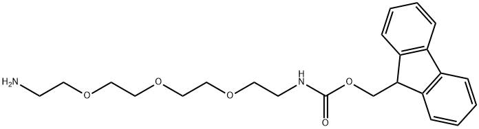FMOC-NH-PEG3-C2-NH2 结构式