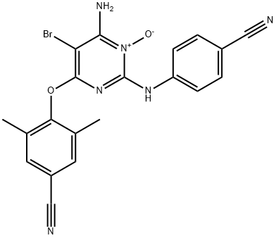 Etravirine N-Oxide Structure