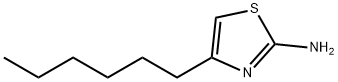 2-Thiazolamine, 4-hexyl- Structure
