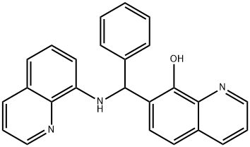 8-Quinolinol, 7-[phenyl(8-quinolinylamino)methyl]- Structure