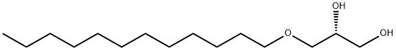 1,2-Propanediol, 3-(dodecyloxy)-, (2R)- 化学構造式