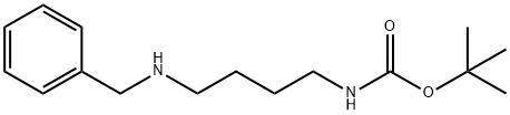 (4-(苄基氨基)丁基)氨基甲酸叔丁酯, 90914-09-3, 结构式