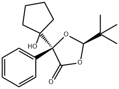5-(1-Hydroxycyclopentyl)-2-(2-methyl-2-propanyl)-5-phenyl-1,3-dioxolan-4-one