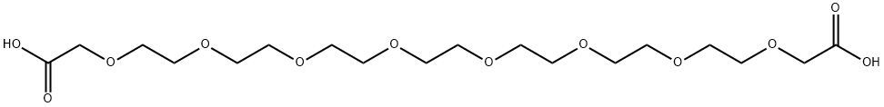 HOOCCH2O-PEG7-CH2COOH,910138-50-0,结构式