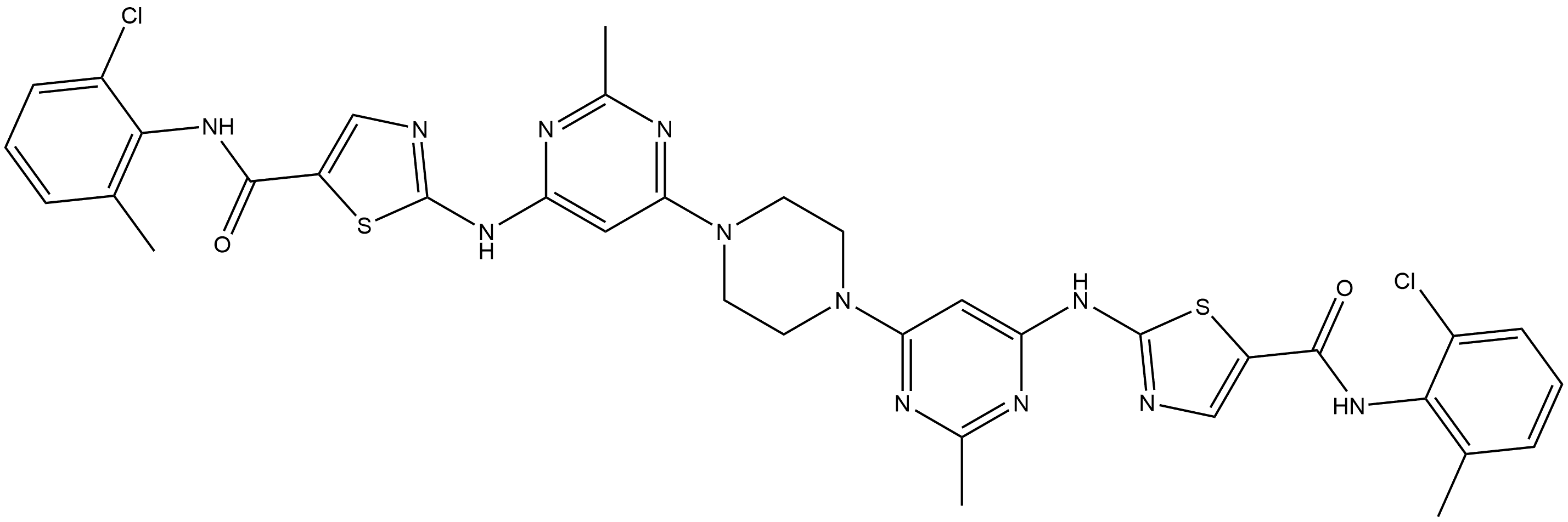 达沙替尼杂质, 910297-61-9, 结构式