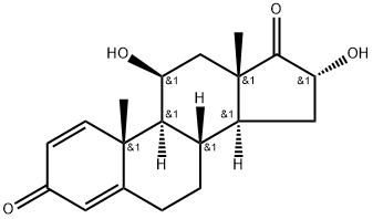 Budesonide Impurity (1, 4-Androstadien-11-beta-16-alfa-diol-3, 17-dione) 结构式
