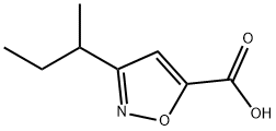3-(butan-2-yl)-1,2-oxazole-5-carboxylic acid Struktur