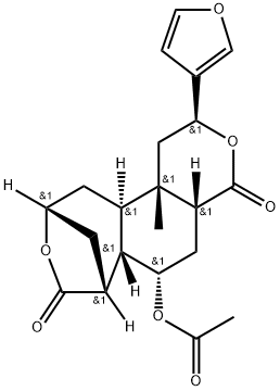 8-Epidiosbulbin E acetate 结构式