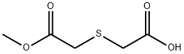 2-((2-甲氧基-2-氧代乙基)硫代)乙酸, 91114-48-6, 结构式