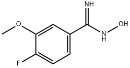 Benzenecarboximidamide, 4-fluoro-N-hydroxy-3-methoxy-,911364-08-4,结构式