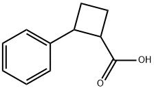 2-phenylcyclobutanecarboxylic acid 结构式