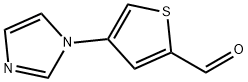 4-(1H-咪唑-1-基)噻吩-2-甲醛, 91163-89-2, 结构式