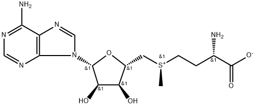 (R)-S-腺苷-L-蛋氨酸(R,S-SAM), 91279-78-6, 结构式