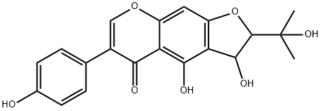 1''-羟基刺桐素 C 结构式