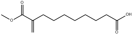 Decanedioic acid, 2-methylene-, 1-methyl ester Structure
