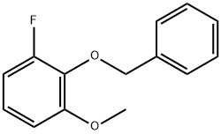 Benzene, 1-fluoro-3-methoxy-2-(phenylmethoxy)- Struktur