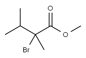 Butanoic acid, 2-bromo-2,3-dimethyl-, methyl ester Structure