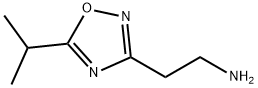 2-(5-イソプロピル-1,2,4-オキサジアゾール-3-イル)エタンアミン 化学構造式