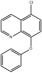 Quinoline, 5-chloro-8-phenoxy-,91676-23-2,结构式