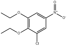 Benzene, 1-chloro-2,3-diethoxy-5-nitro- Structure