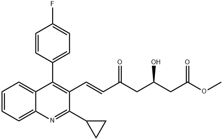 5-Oxo-Pitavastatin Methyl Ester Struktur