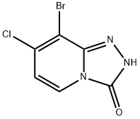 8-bromo-7-chloro-2H,3H-[1,2,4]triazolo[4,3-a]pyridin-3-one,917969-31-4,结构式
