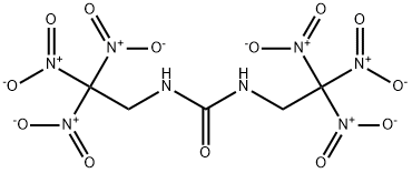 1,3-ジ(2,2,2-トリニトロエチル)尿素 化学構造式
