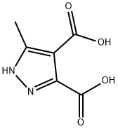 1H-Pyrazole-3,4-dicarboxylic acid, 5-methyl- Struktur