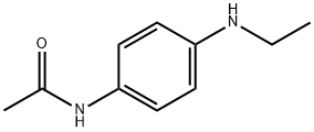 N-(4-(乙基氨基)苯基)乙酰胺 结构式
