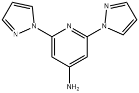 2,6-二(1H-吡唑-1-基)-4-氨基-吡啶, 918959-35-0, 结构式