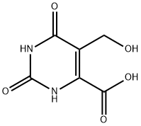 5-(hydroxymethyl)-2,6-dioxo-1,2,3,6-tetrahydropyrimidine-4-carboxylic acid Structure