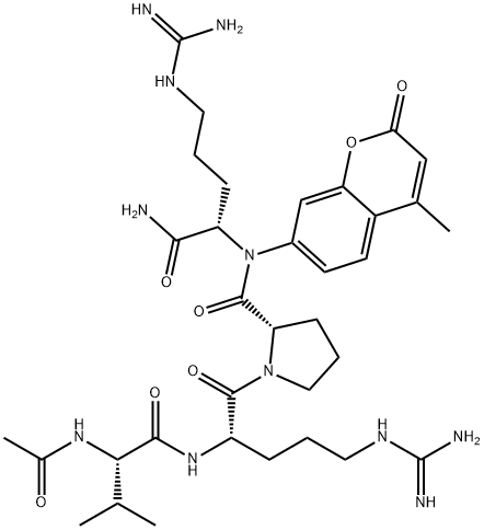 AC-VAL-ARG-PRO-ARG-AMC, 919515-51-8, 结构式