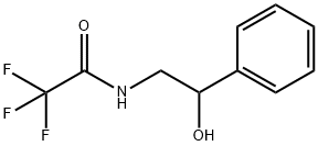 2,2,2-三氟-N-(2-羟基-2-苯乙基)乙酰胺 结构式