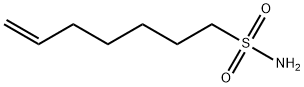 6-Heptene-1-sulfonamide Structure