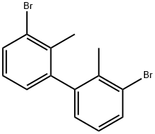 3,3’-Dibromo-2,2’-dimethylbiphenyl, 92160-12-8, 结构式