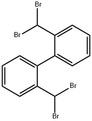 1,1'-Biphenyl, 2,2'-bis(dibromomethyl)- Structure