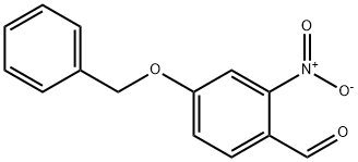 Benzaldehyde, 2-nitro-4-(phenylmethoxy)- 结构式