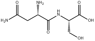 L-Serine, L-asparaginyl- Structure
