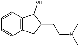 1H-Inden-1-ol, 2-[2-(dimethylamino)ethyl]-2,3-dihydro- Structure