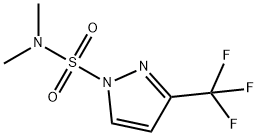 N,N-二甲基-3-(三氟甲基)-1H-吡唑-1-磺酰胺, 922516-21-0, 结构式