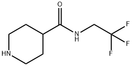 4-Piperidinecarboxamide, N-(2,2,2-trifluoroethyl)- Structure