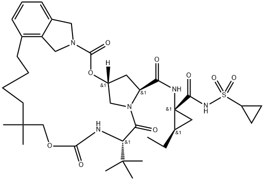 Vaniprevir Structure