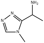 1-(4-甲基-4H-1,2,4-三唑-3-基)乙烷-1-胺,924861-86-9,结构式