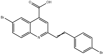 926235-74-7 6-bromo-2-[2-(4-bromophenyl)ethenyl]quinoline-4-carboxylic acid