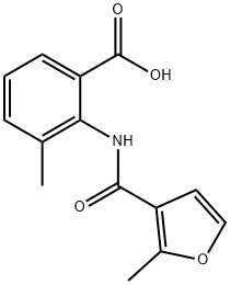 3-METHYL-2-[(2-METHYLFURAN-3-)AMIDO]BENZOIC ACID,926252-81-5,结构式