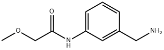 Acetamide, N-[3-(aminomethyl)phenyl]-2-methoxy- 结构式