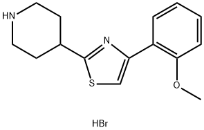 4-[4-(2-Methoxyphenyl)-1,3-thiazol-2-yl]piperidine hydrobromide Struktur